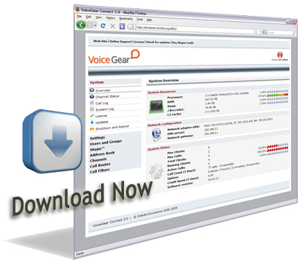 VoiceGear Skype gateway software download